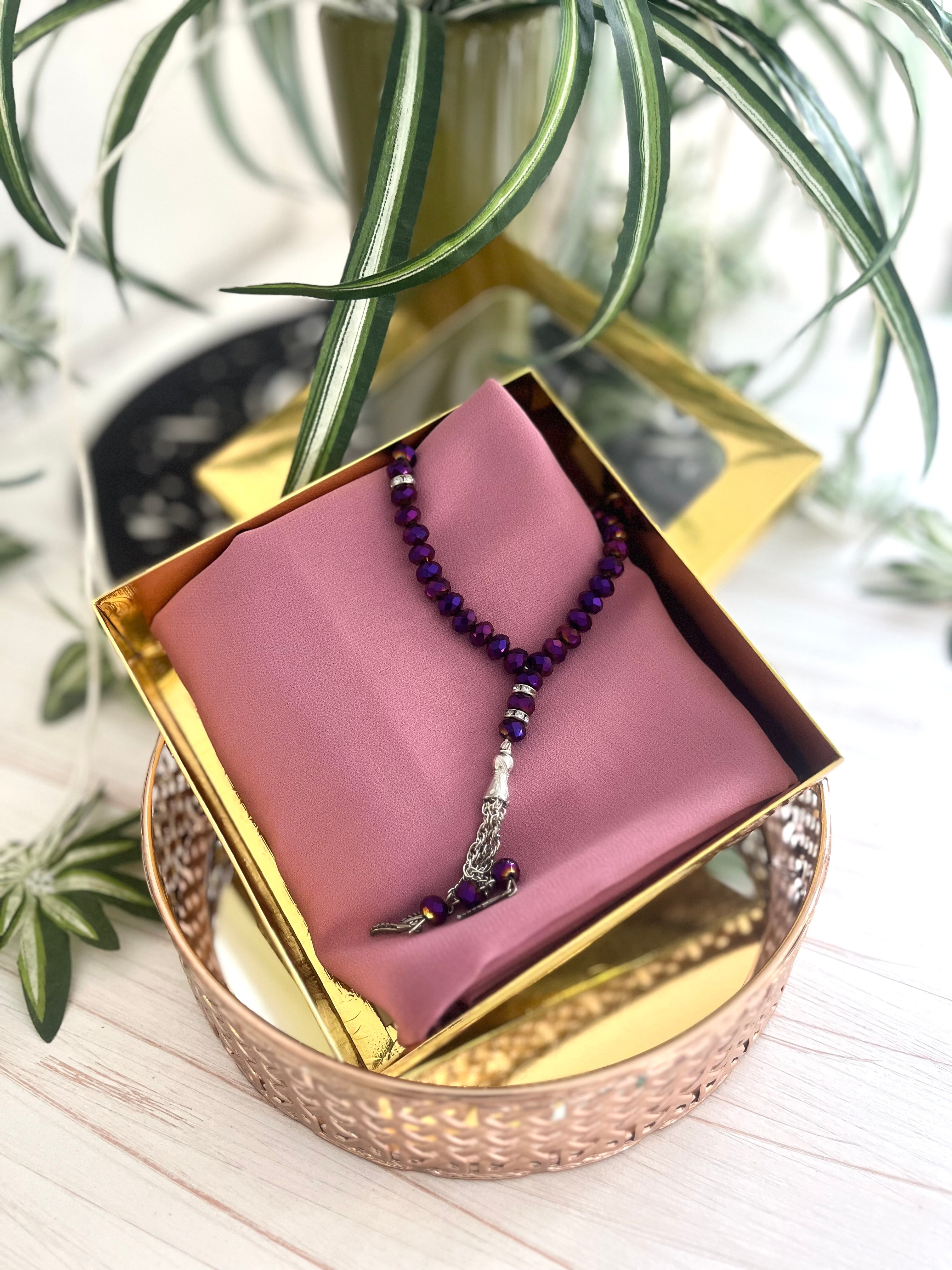 Luxury Chiffon with Tasbhee in a box