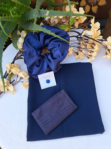 4 Piece Scarf Set - Navy