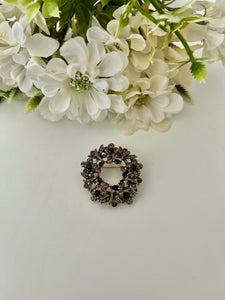 Rhinestones Scarf Pin / Brochure