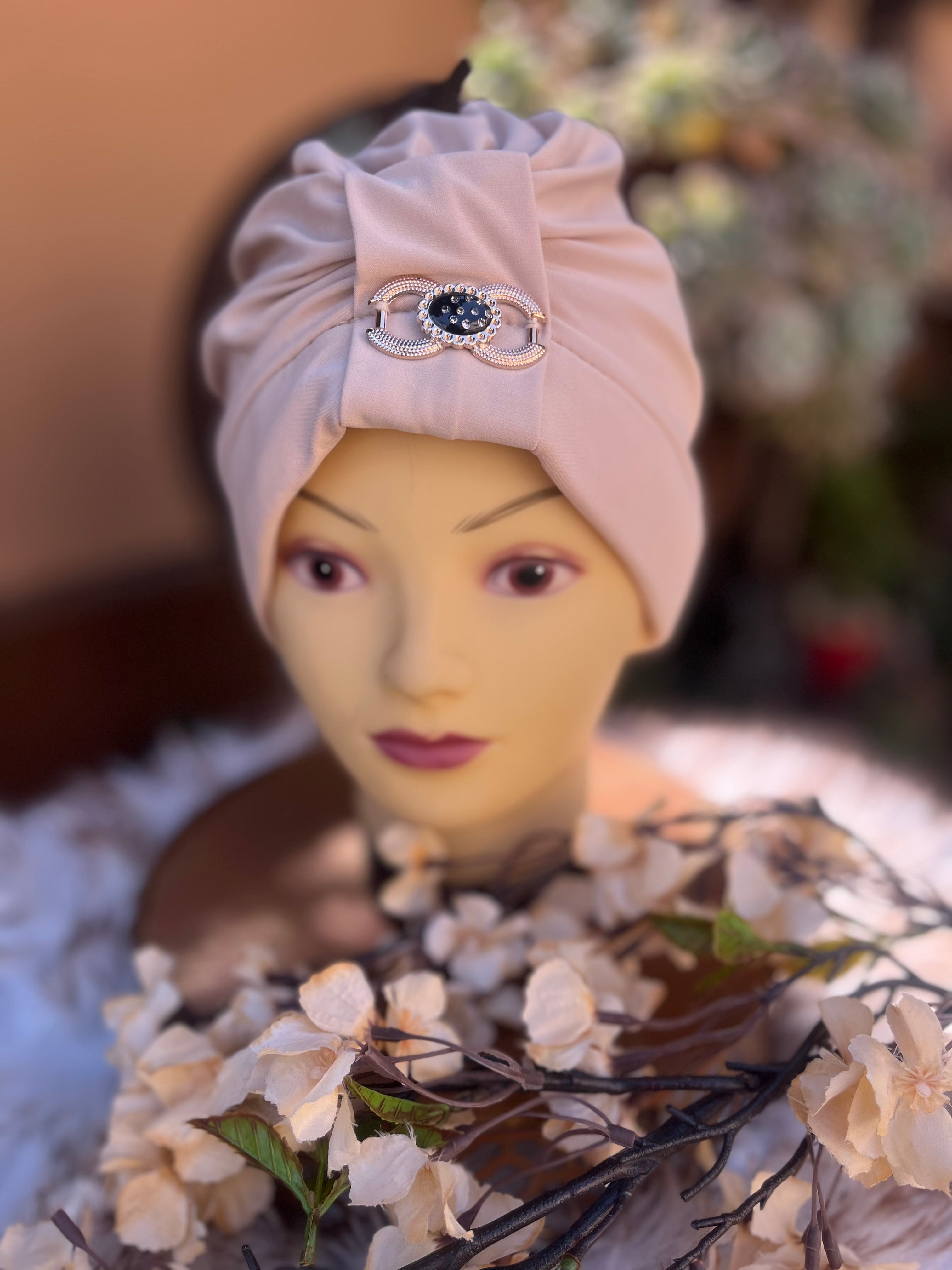 2 way Turban beige