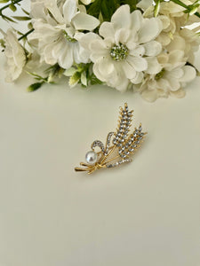 Rhinestones Scarf Pin / Brochure