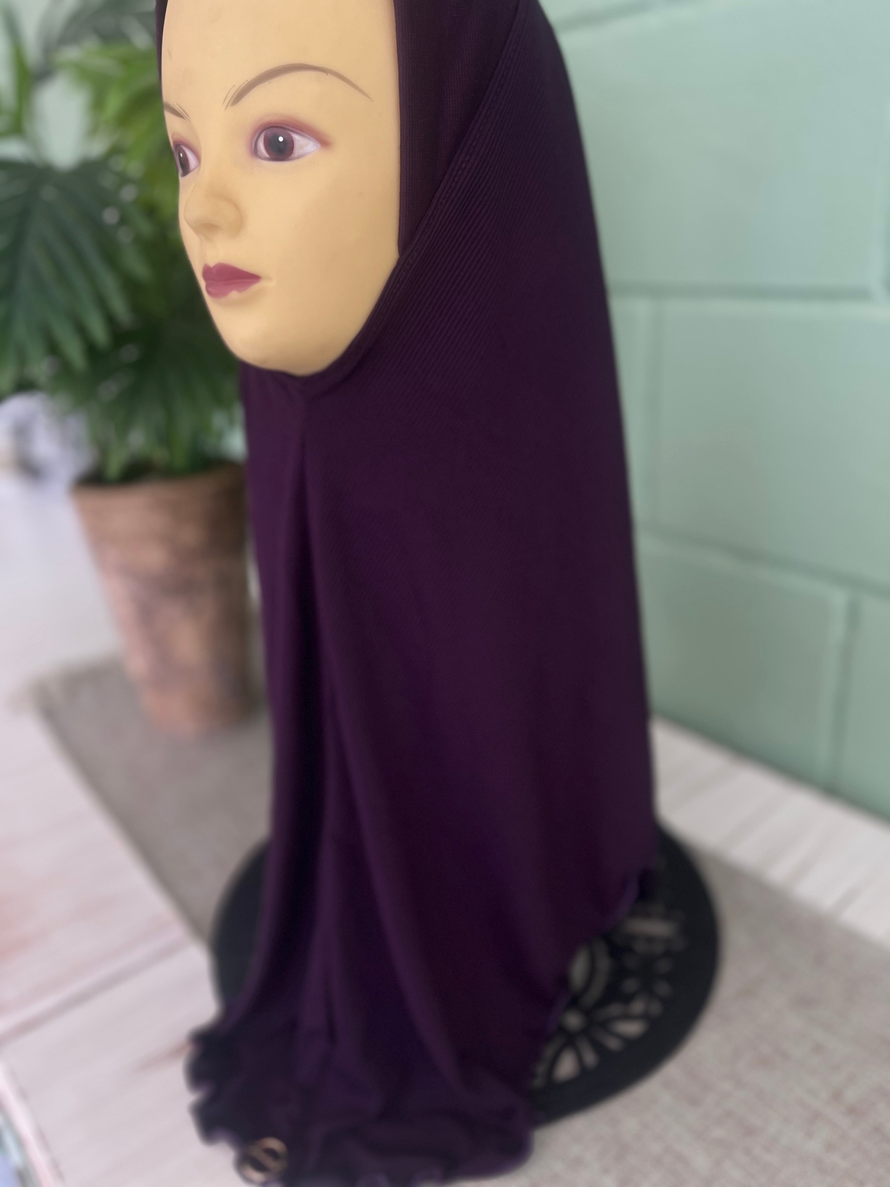 Instant Ribbed Short Burqa