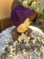 Load image into Gallery viewer, Bow Turban can be used 2 ways
