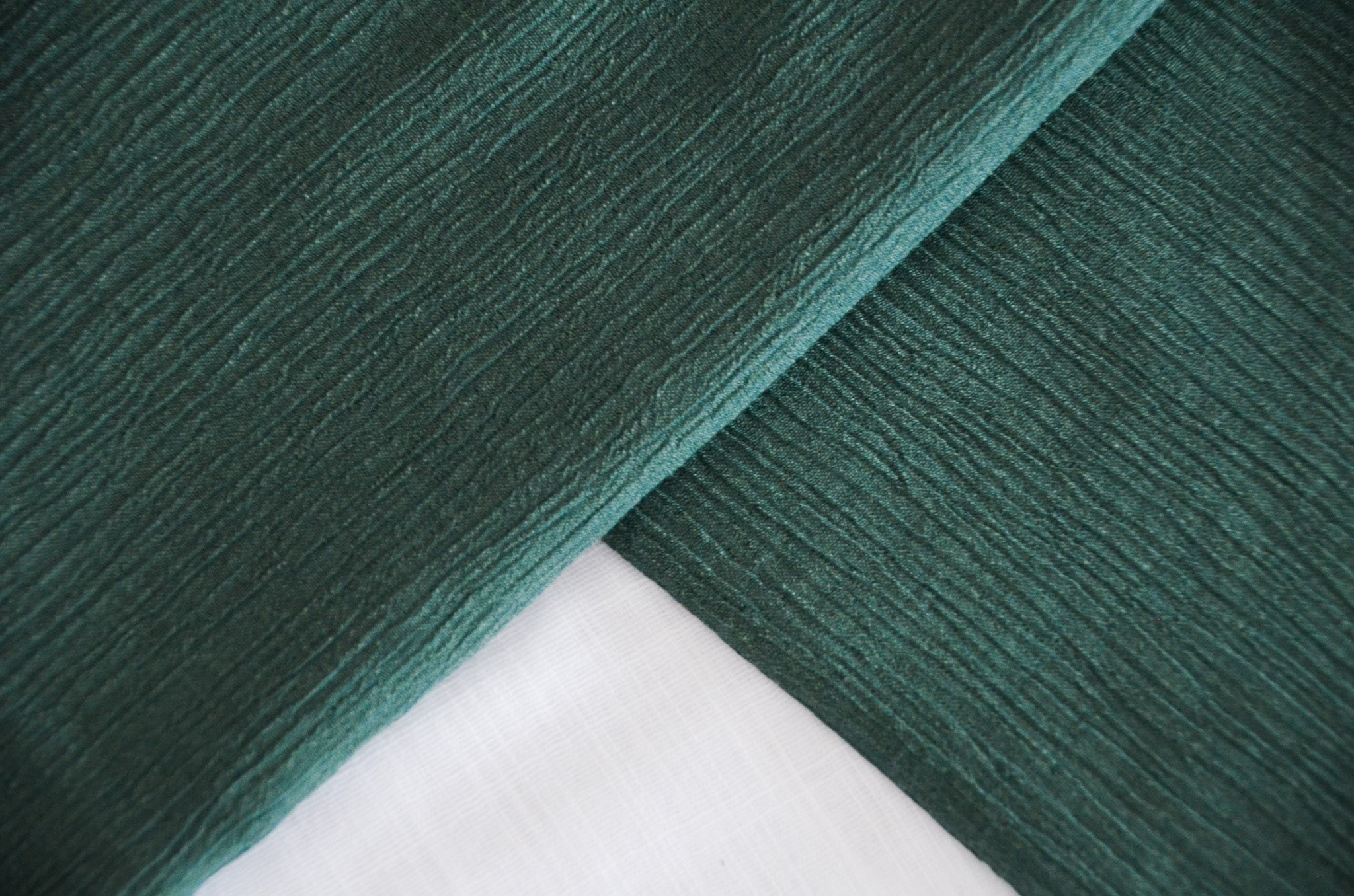 Crushed Cotton - Emerald Green