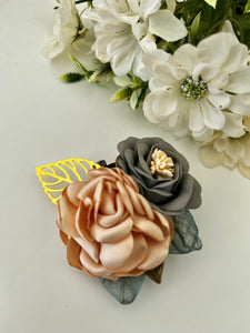 Rhinestones Scarf Pin / Brochure
