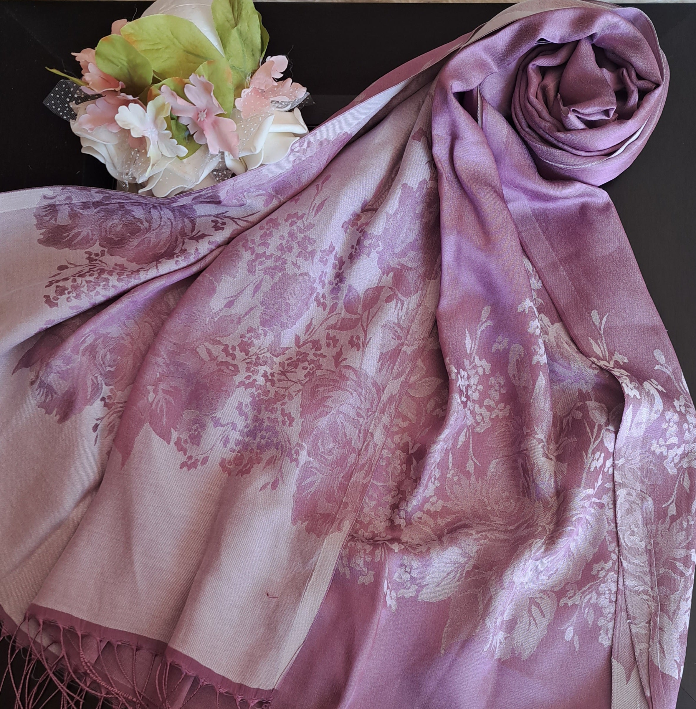 Double Sided Satin Scarf