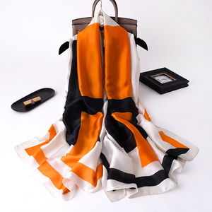 The Silk Collection - Black, Orange & White